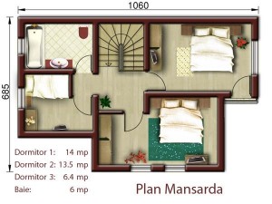  Rin: vila cu parter si mansarda, ideala pentru familiile cu doi copii
